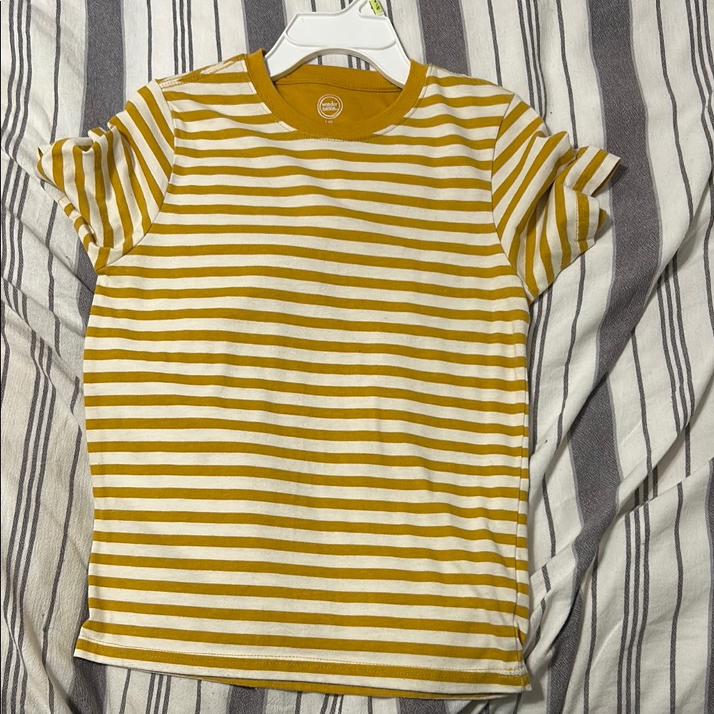 Yellow Striped Tee